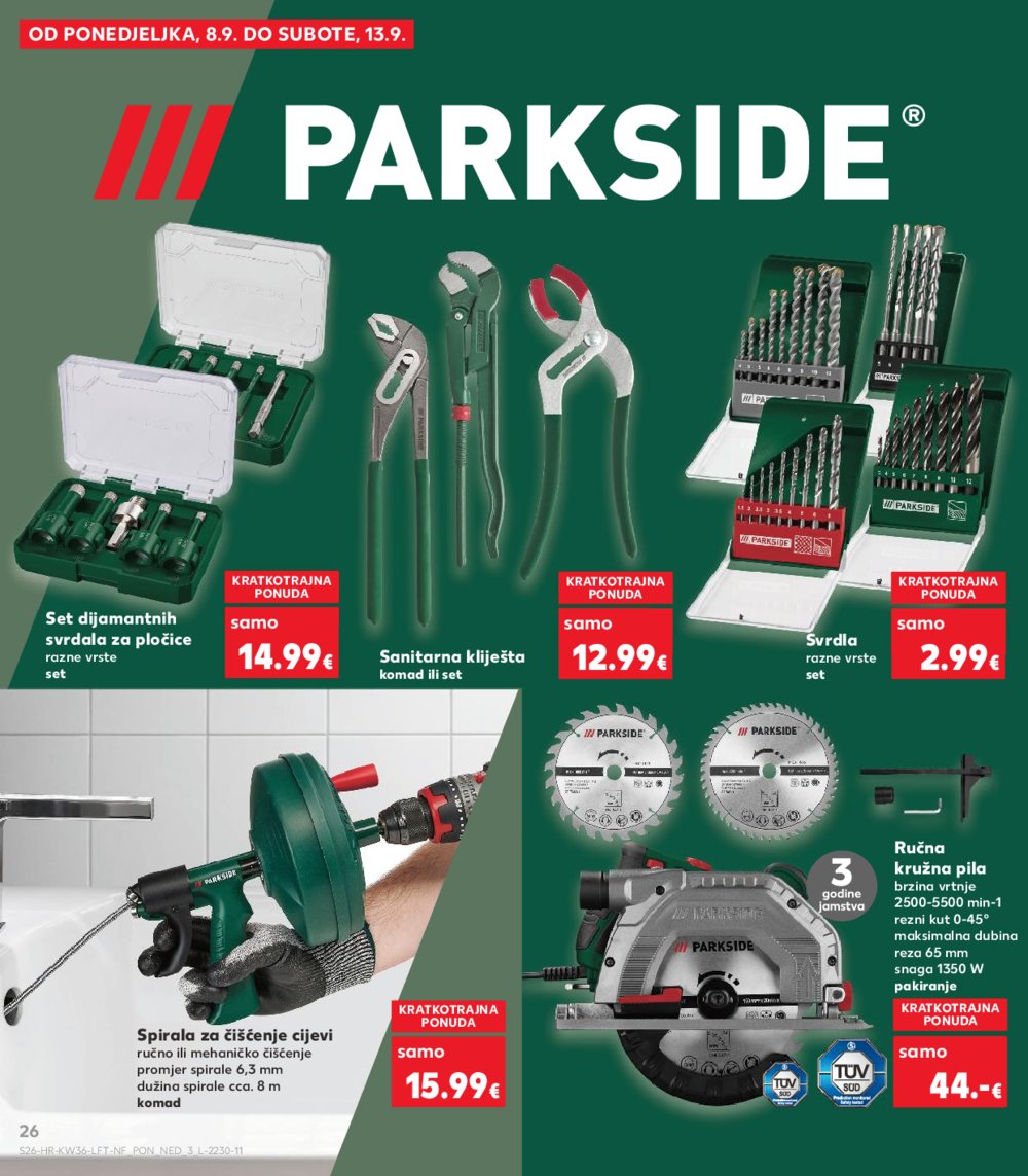 Kaufland katalog Akcija 03.09.-09.09.2025. VG, Po, Ro, Vo, Vu, DS, Ma