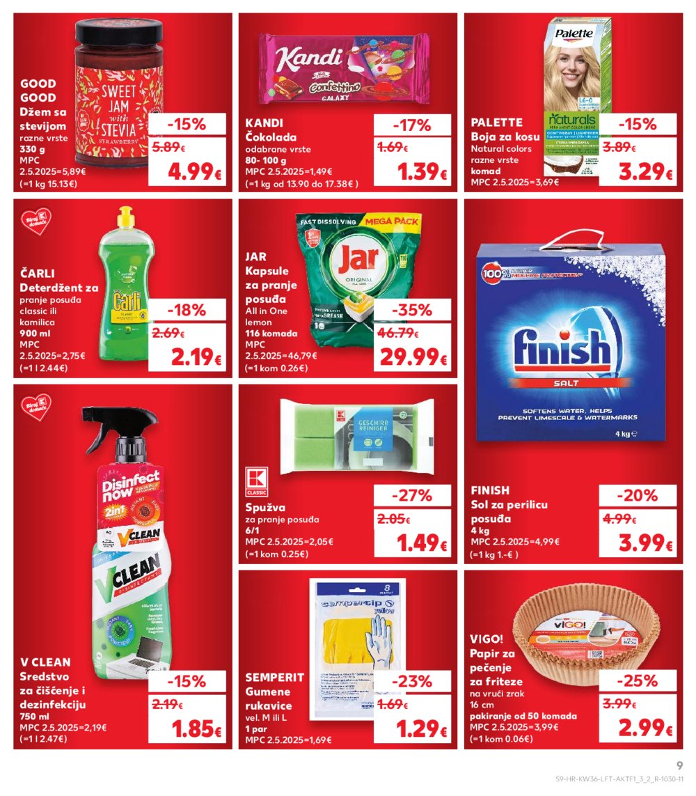 Kaufland katalog Akcija 03.09.-09.09.2025. VG, Po, Ro, Vo, Vu, DS, Ma