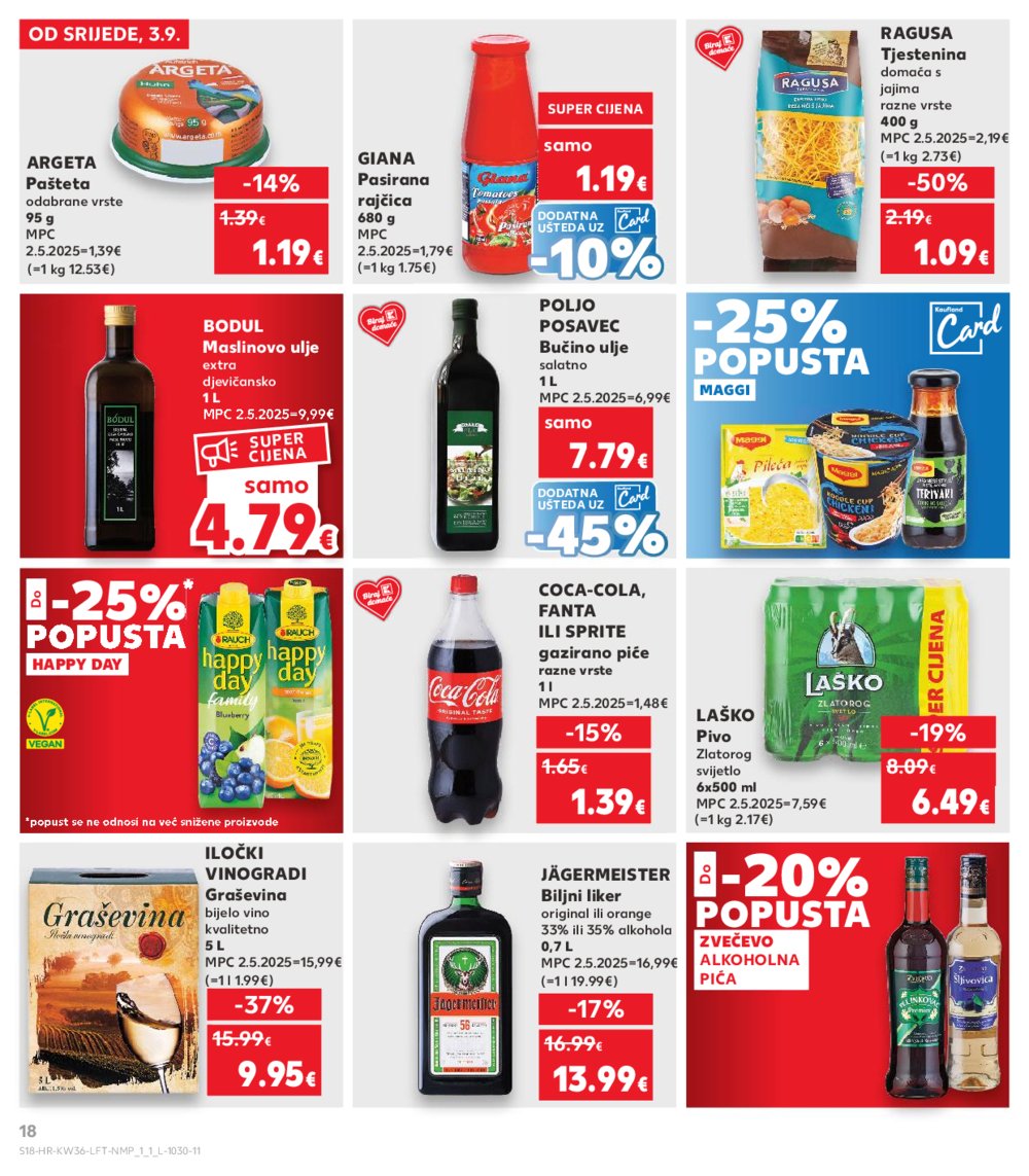 Kaufland katalog Akcija 03.09.-09.09.2025. Odabrane poslovnice 