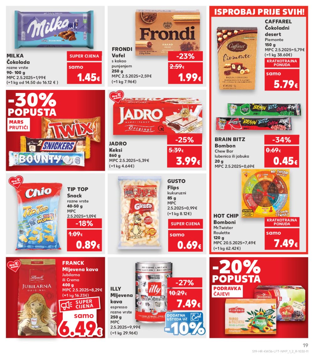 Kaufland katalog Akcija 03.09.-09.09.2025. Odabrane poslovnice 