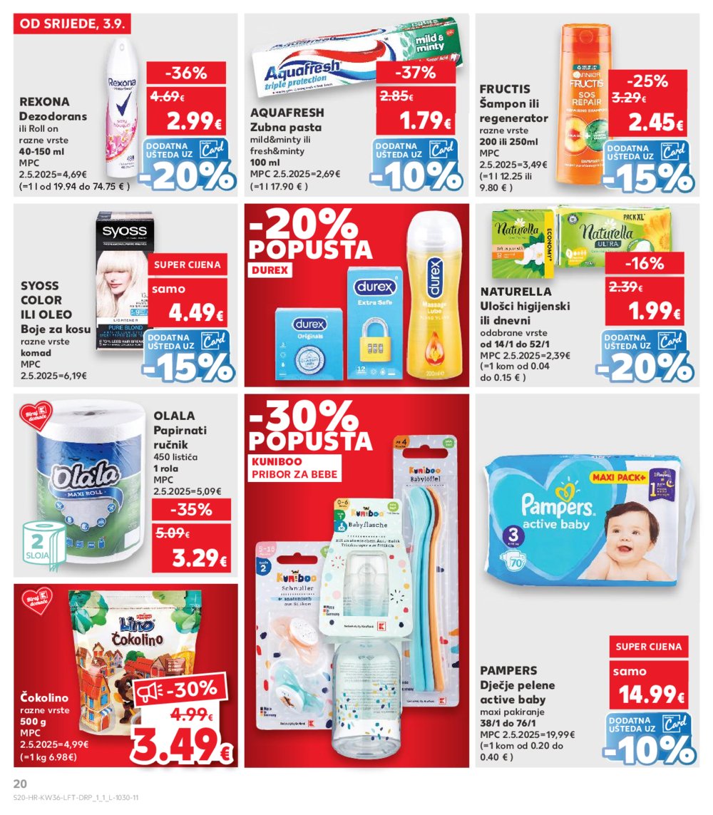 Kaufland katalog Akcija 03.09.-09.09.2025. Odabrane poslovnice 