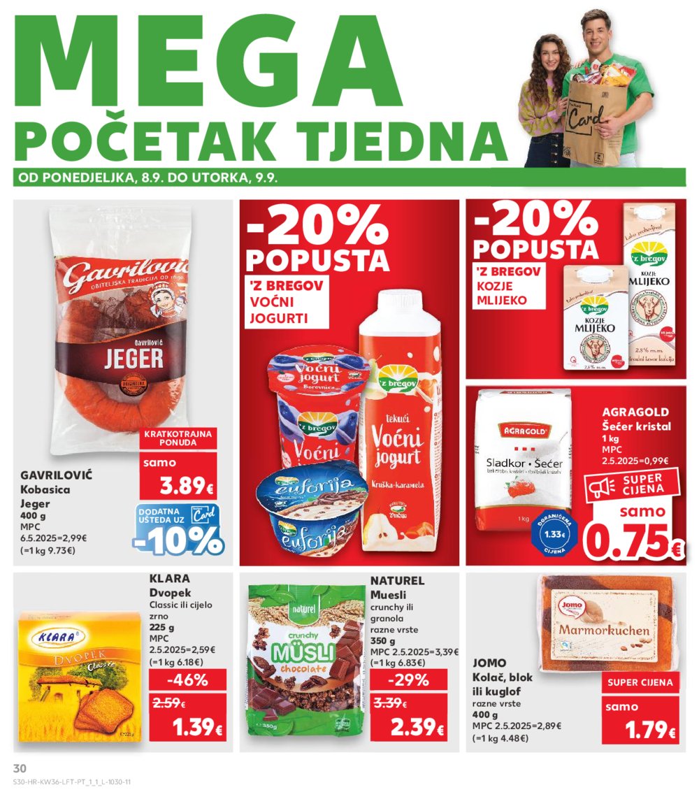 Kaufland katalog Akcija 03.09.-09.09.2025. Odabrane poslovnice 