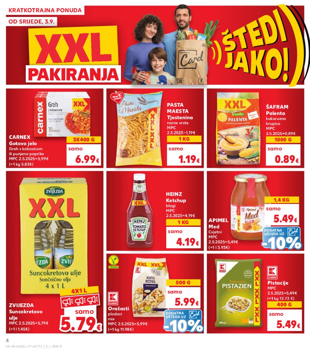 Kaufland katalog Akcija 03.09.-09.09.2025. Odabrane poslovnice 