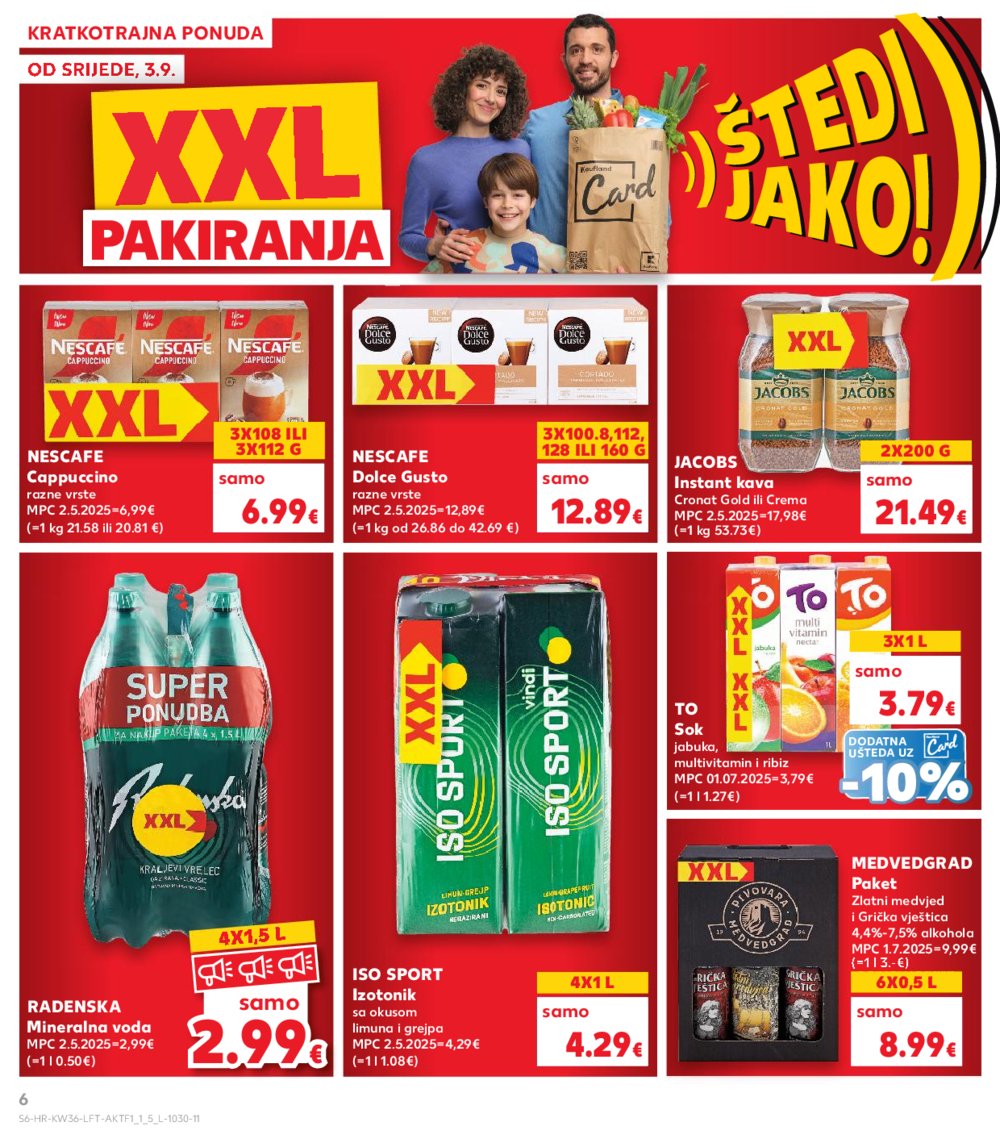 Kaufland katalog Akcija 03.09.-09.09.2025. Odabrane poslovnice 