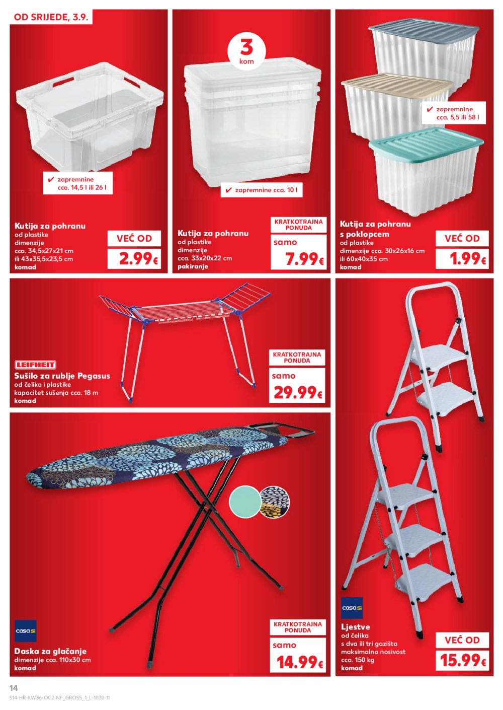 Kaufland katalog Neprehrambenih proizvoda 03.09.-09.09.2025. Odabrane poslovnice