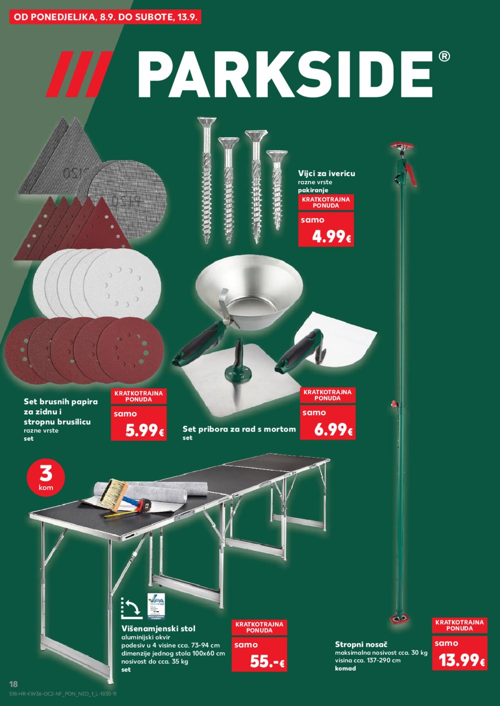 Kaufland katalog Neprehrambenih proizvoda 03.09.-09.09.2025. VG, Po, Ro, Vo, Vu, DS, Ma, Iv