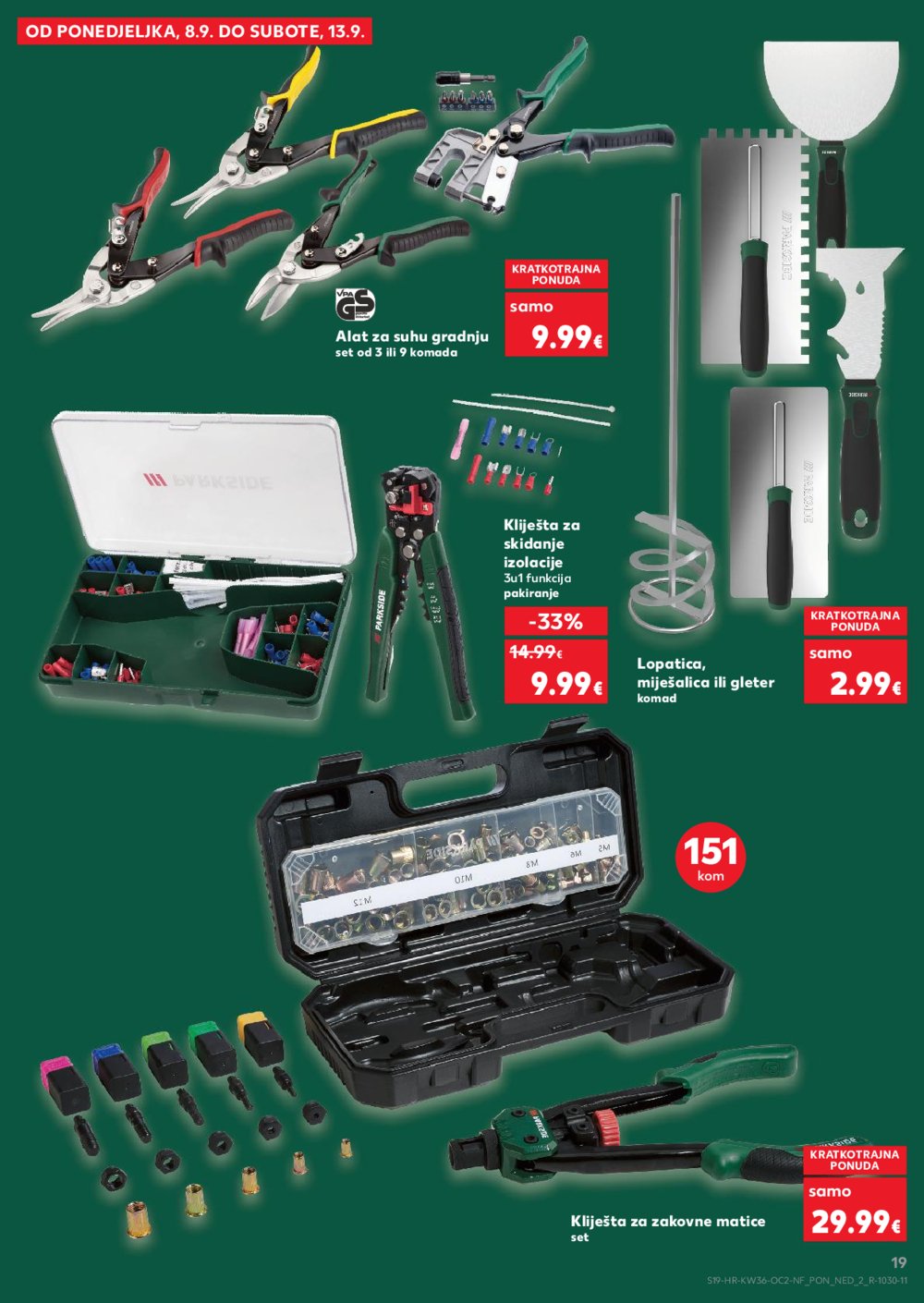 Kaufland katalog Neprehrambenih proizvoda 03.09.-09.09.2025. VG, Po, Ro, Vo, Vu, DS, Ma, Iv