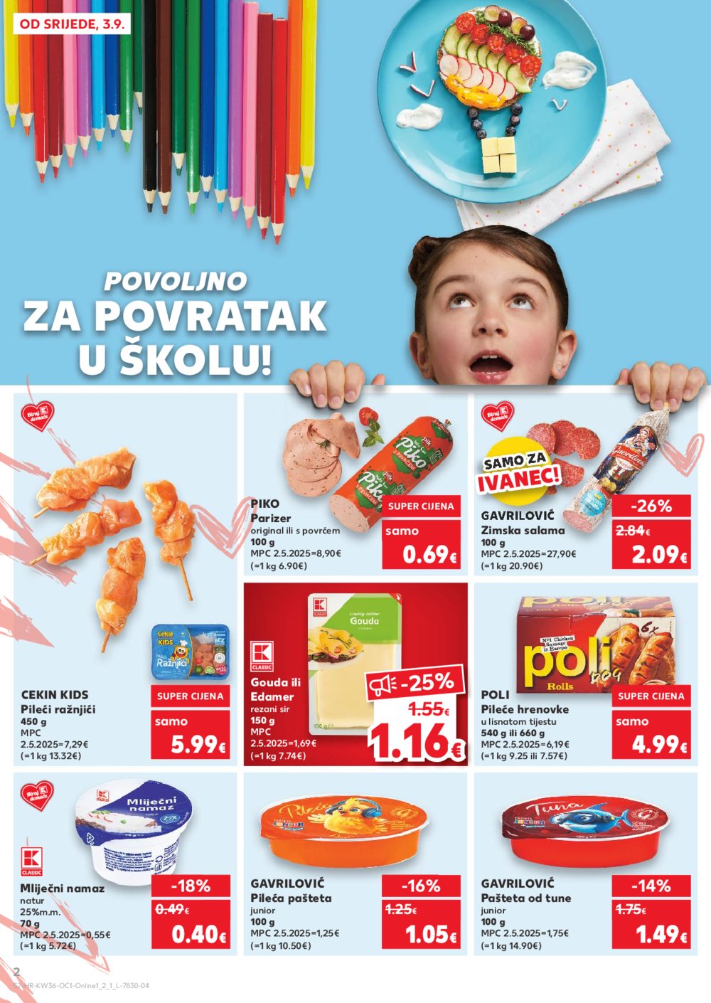 Kaufland katalog Robne Marke 03.09.-09.09.2025. Ivanec