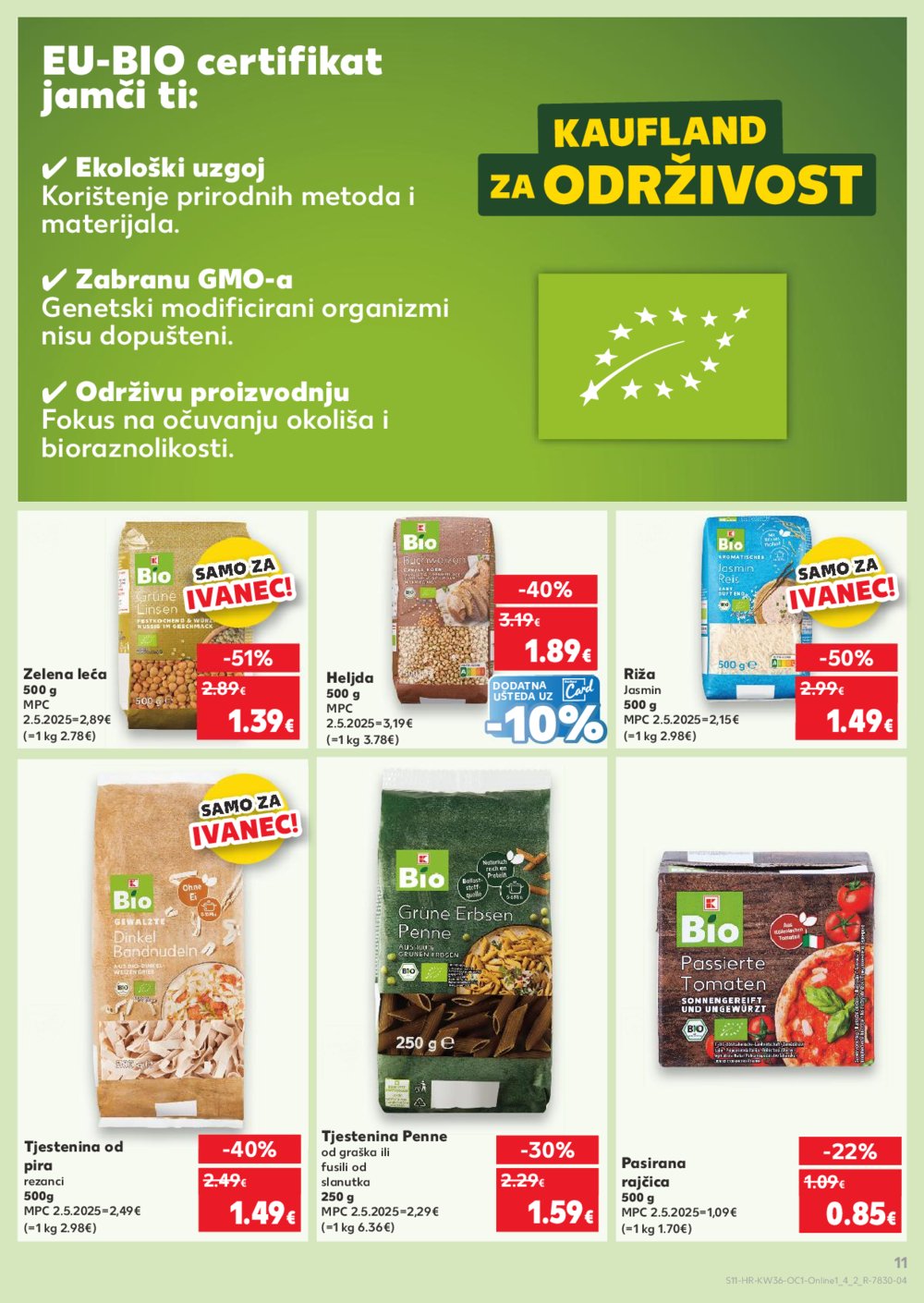 Kaufland katalog Robne Marke 03.09.-09.09.2025. Ivanec