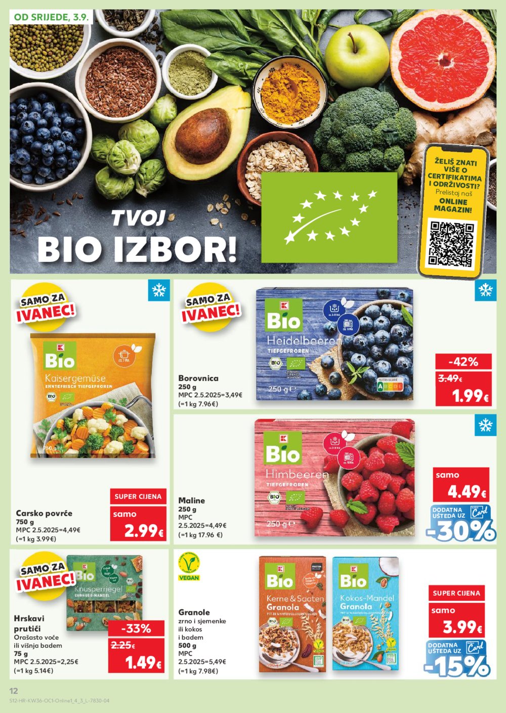 Kaufland katalog Robne Marke 03.09.-09.09.2025. Ivanec