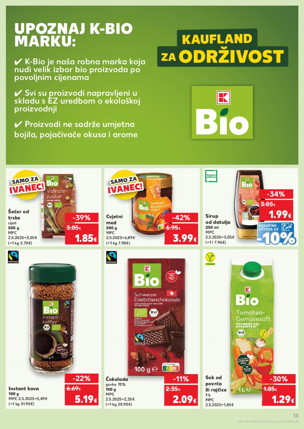 Kaufland katalog Robne Marke 03.09.-09.09.2025. Ivanec