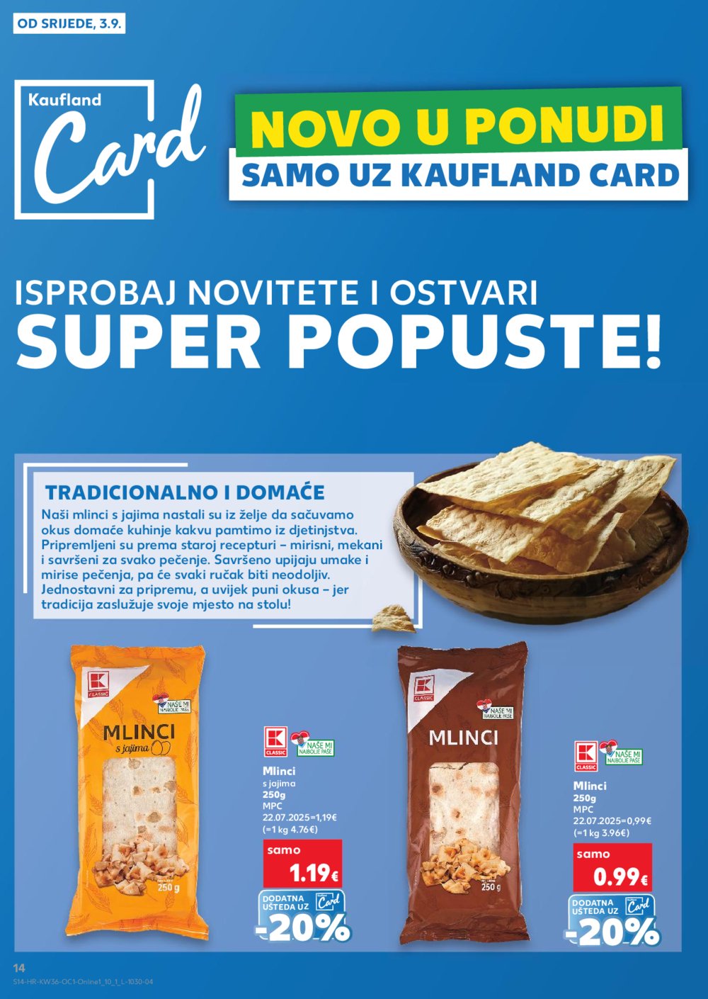 Kaufland katalog Robne Marke 03.09.-09.09.2025. Ivanec