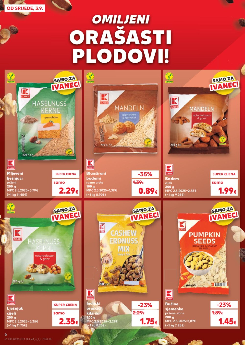 Kaufland katalog Robne Marke 03.09.-09.09.2025. Ivanec