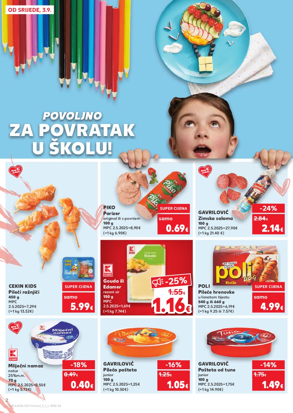 Kaufland katalog Robne Marke 03.09.-09.09.2025. Odabrane poslovnice