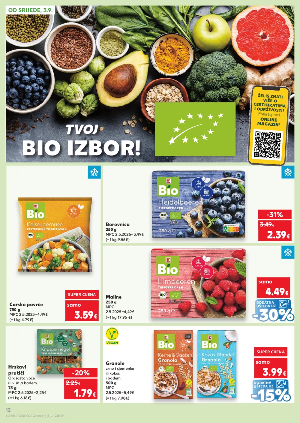 Kaufland katalog Robne Marke 03.09.-09.09.2025. Odabrane poslovnice