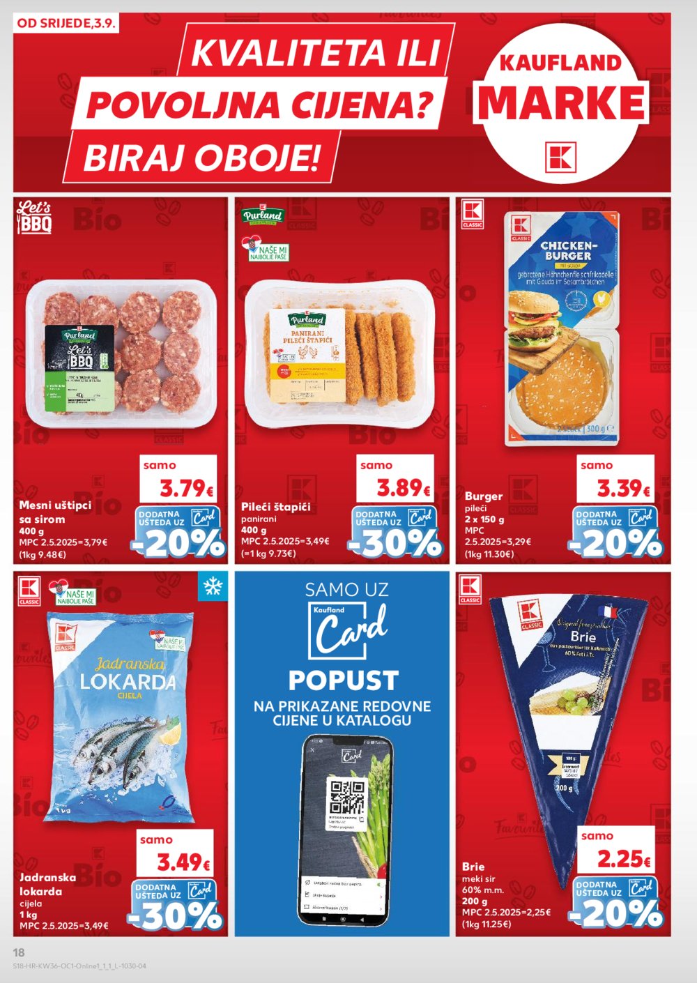 Kaufland katalog Robne Marke 03.09.-09.09.2025. Odabrane poslovnice
