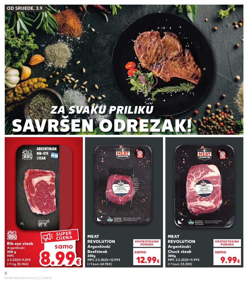 Kaufland katalog Robne Marke 03.09.-09.09.2025. Odabrane poslovnice