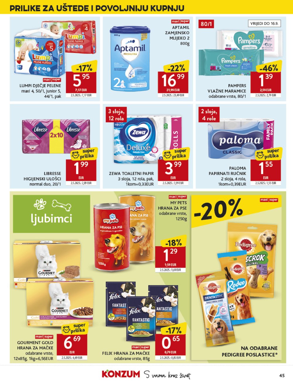 Konzum katalog Akcija 03.09.-09.09.2025.