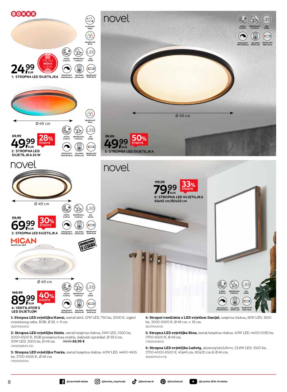 Lesnina katalog Svjetlost za svaki trenutak 02.09.-30.09.2025.