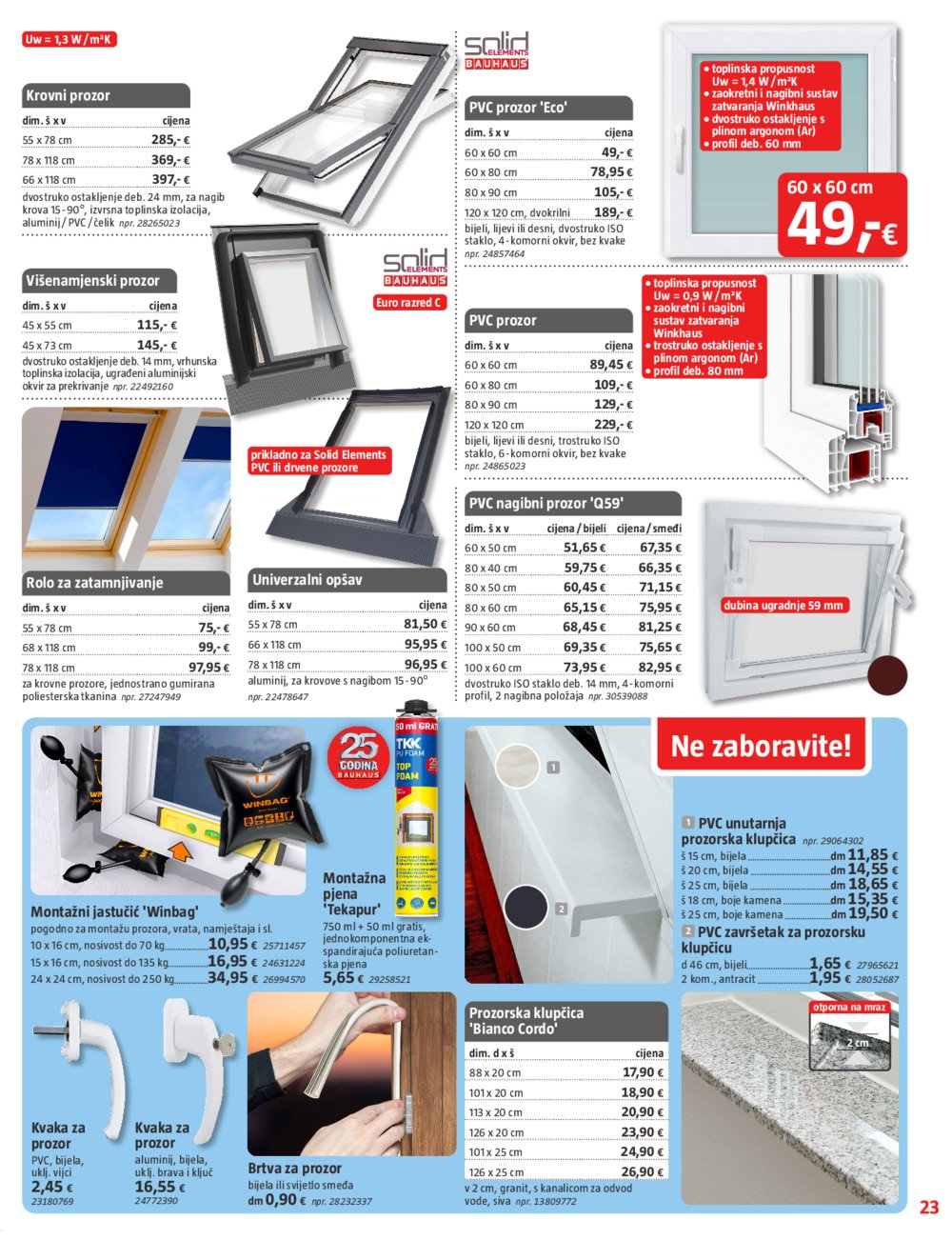 Bauhaus katalog Akcija 04.09. - 01.10.2025.