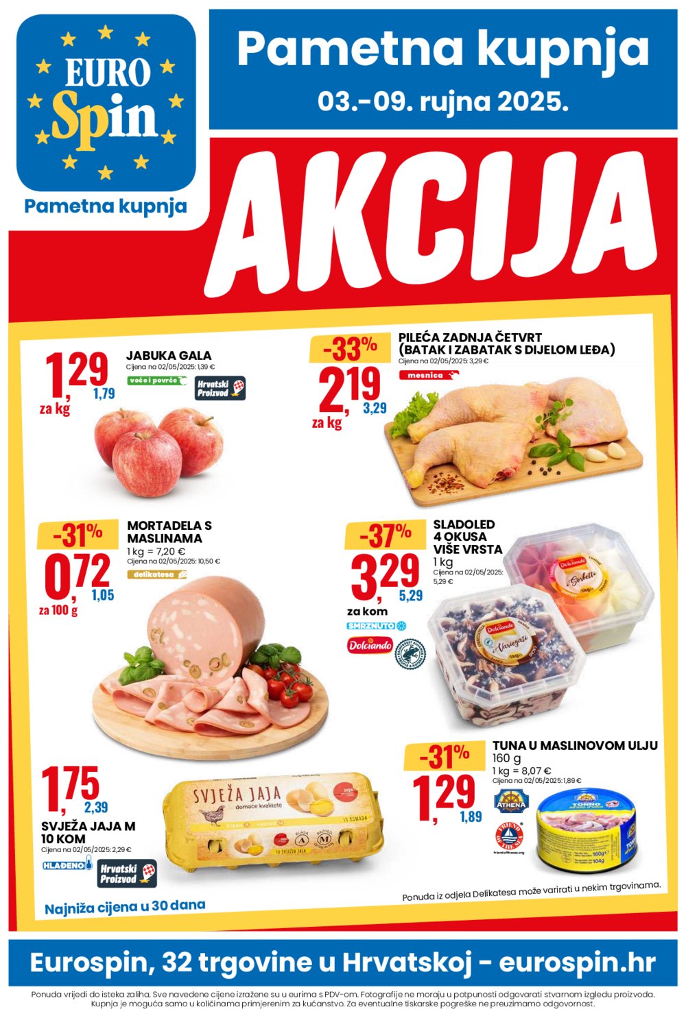 Eurospin katalog Pametna kupnja 03.09. - 09.09.2025.