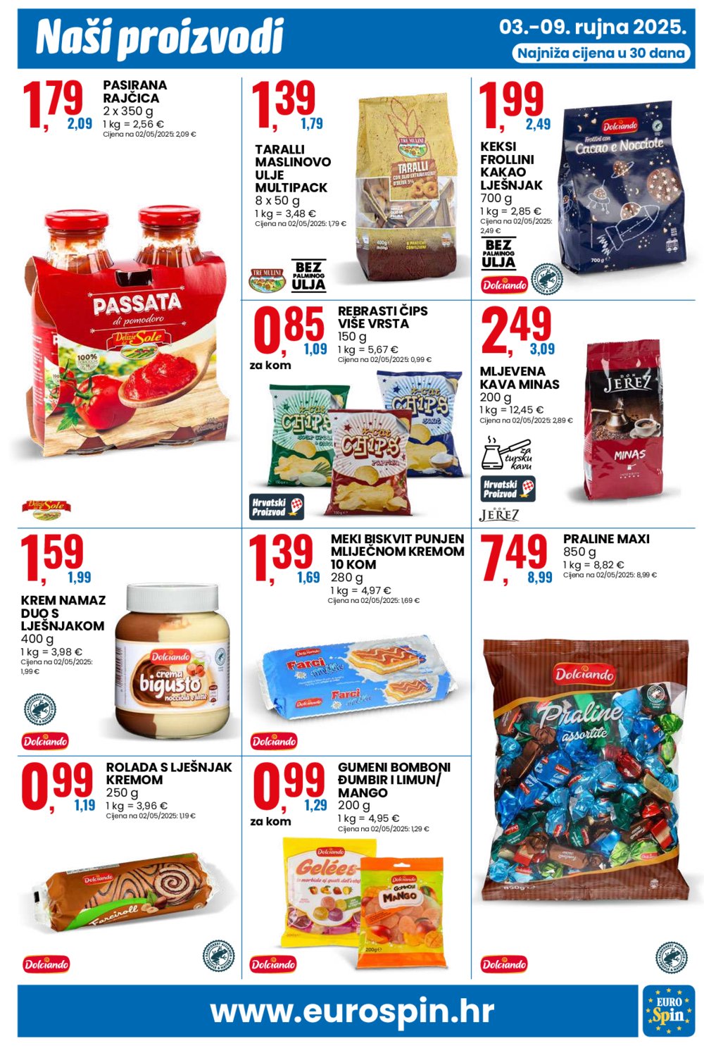 Eurospin katalog Pametna kupnja 03.09. - 09.09.2025.