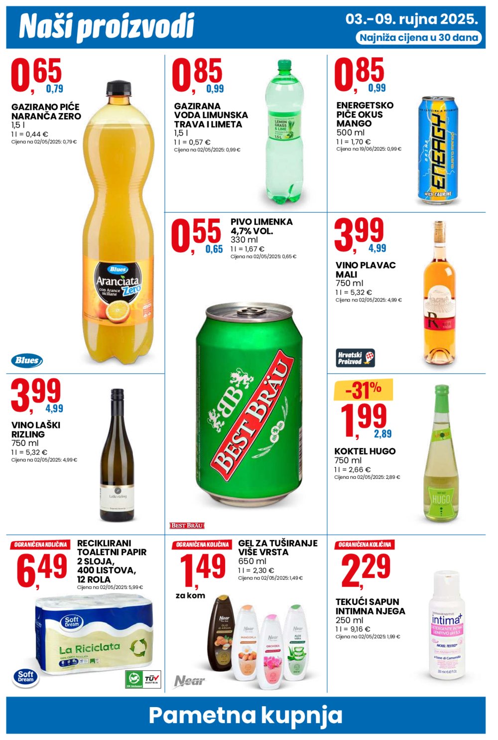Eurospin katalog Pametna kupnja 03.09. - 09.09.2025.