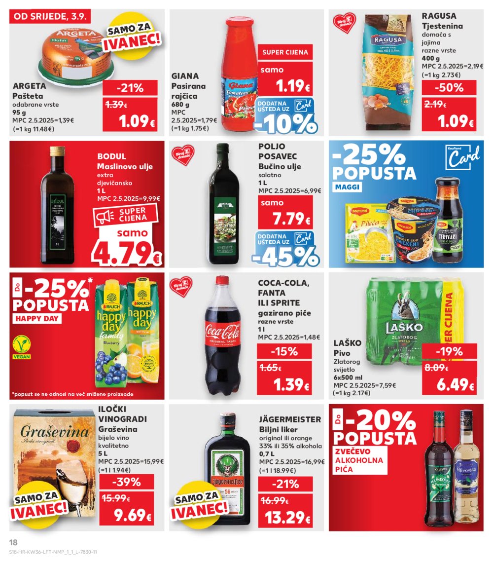 Kaufland katalog Akcija 03.09.-09.09.2025. Ivanec