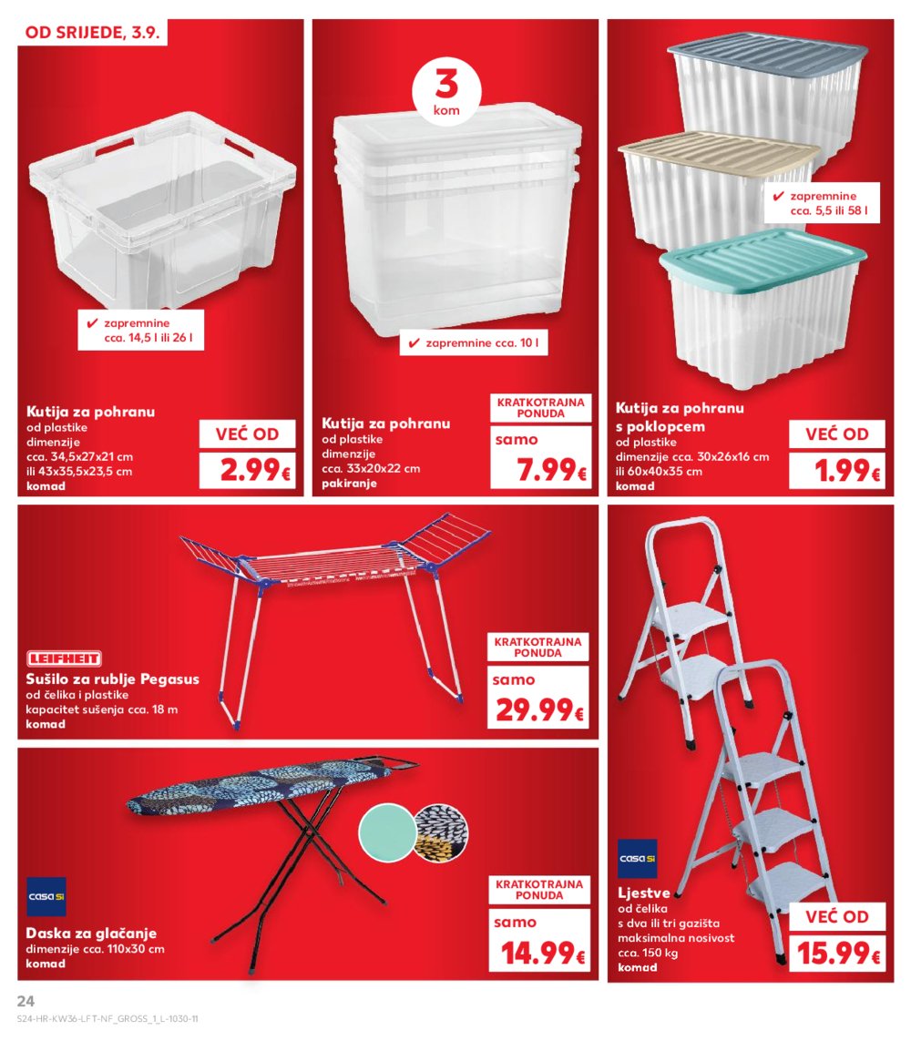 Kaufland katalog Akcija 03.09. - 09.09.2025. Odabrane poslovnice