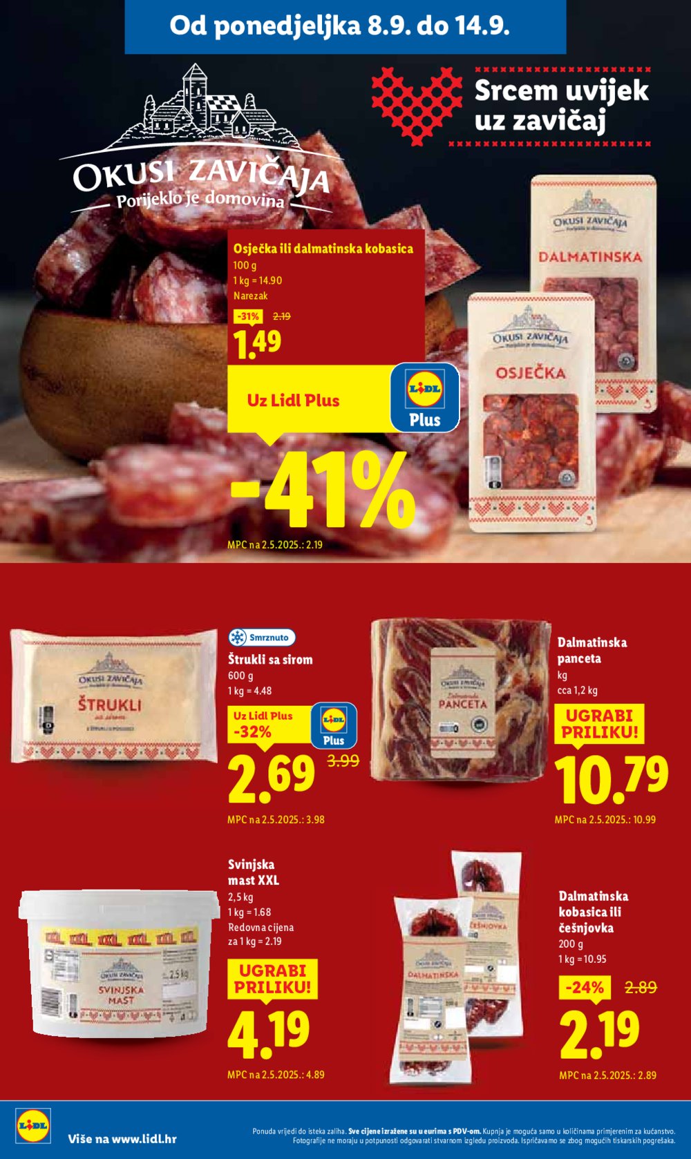 Lidl katalog Super ponuda od ponedjeljka 08.09. - 14.09.2025.
