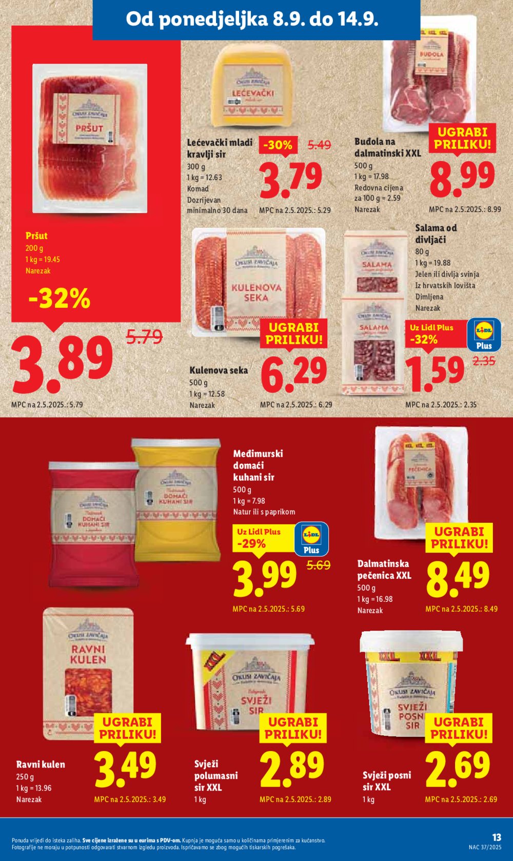 Lidl katalog Super ponuda od ponedjeljka 08.09. - 14.09.2025.