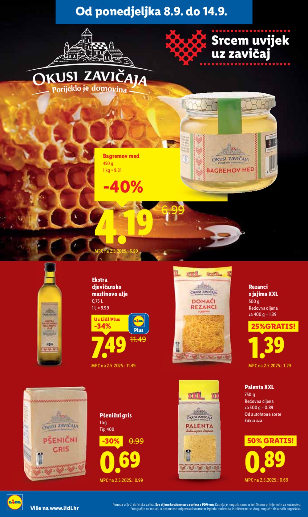 Lidl katalog Super ponuda od ponedjeljka 08.09. - 14.09.2025.