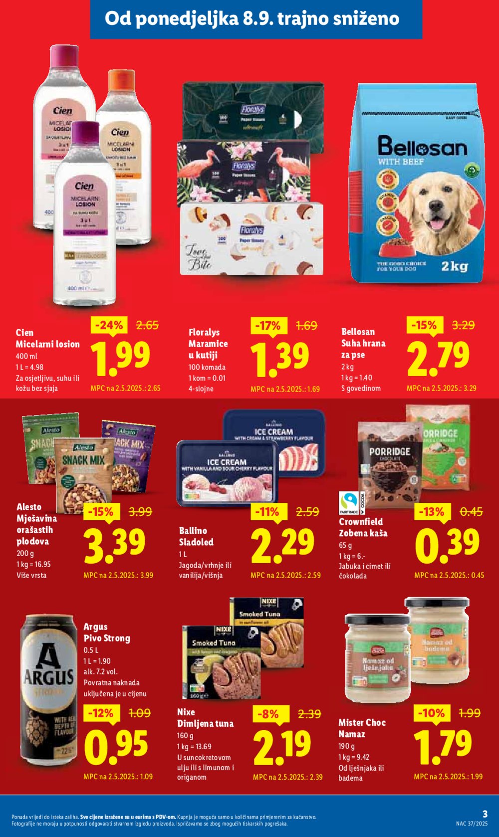 Lidl katalog Super ponuda od ponedjeljka 08.09. - 14.09.2025.