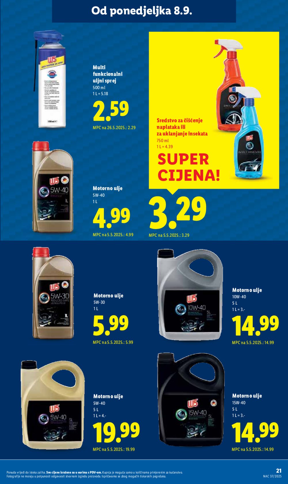 Lidl katalog Super ponuda od ponedjeljka 08.09. - 14.09.2025.