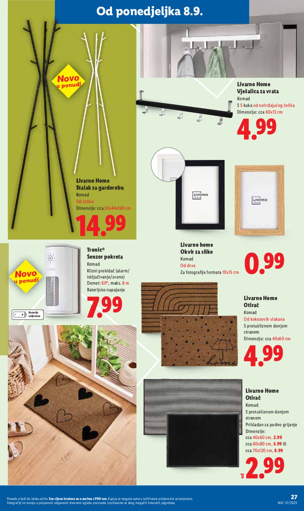 Lidl katalog Super ponuda od ponedjeljka 08.09. - 14.09.2025.