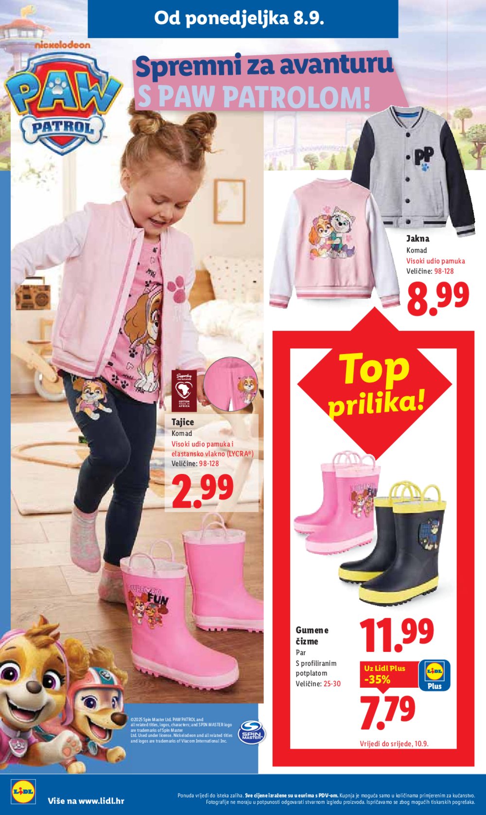 Lidl katalog Super ponuda od ponedjeljka 08.09. - 14.09.2025.