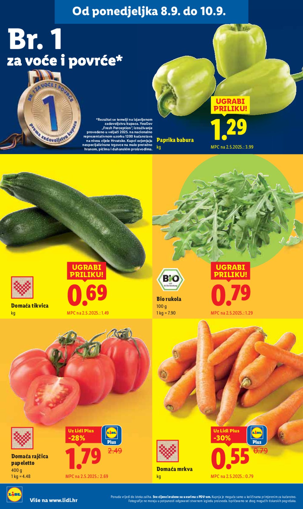 Lidl katalog Super ponuda od ponedjeljka 08.09. - 14.09.2025.