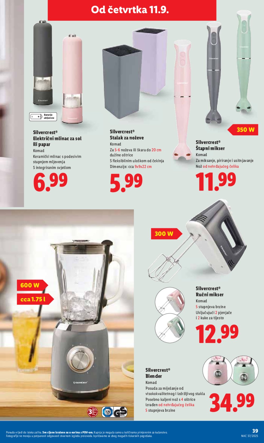 Lidl katalog Super ponuda od ponedjeljka 08.09. - 14.09.2025.