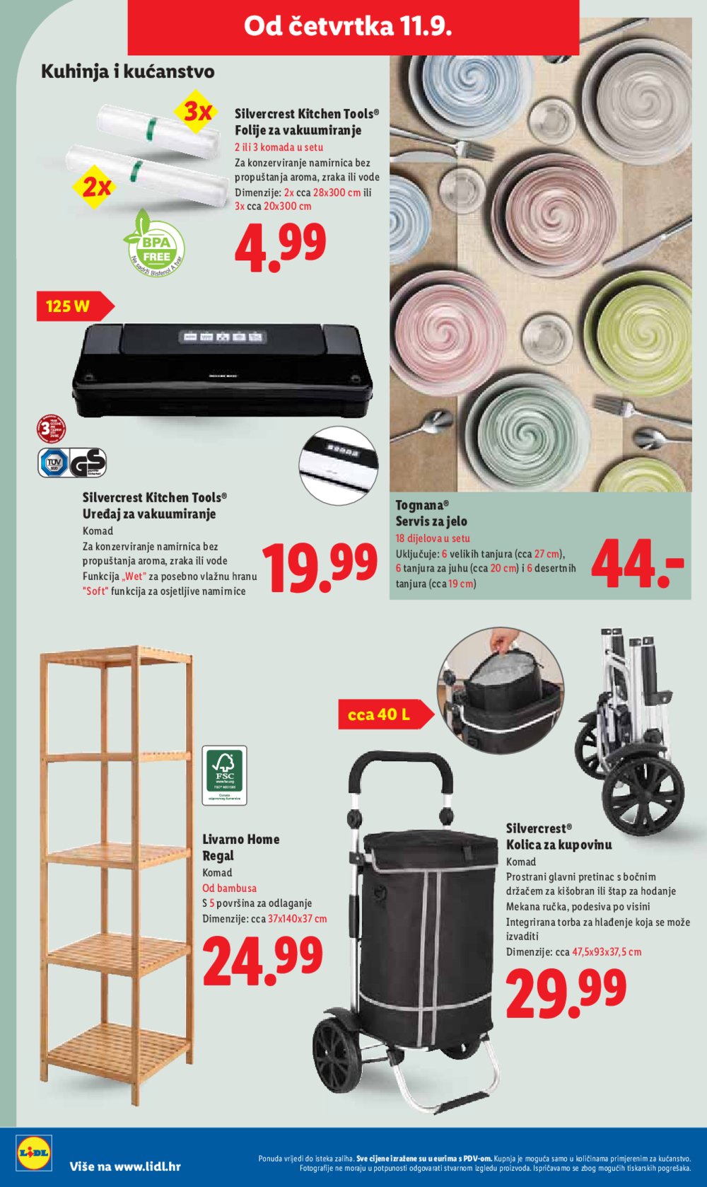 Lidl katalog Super ponuda od ponedjeljka 08.09. - 14.09.2025.