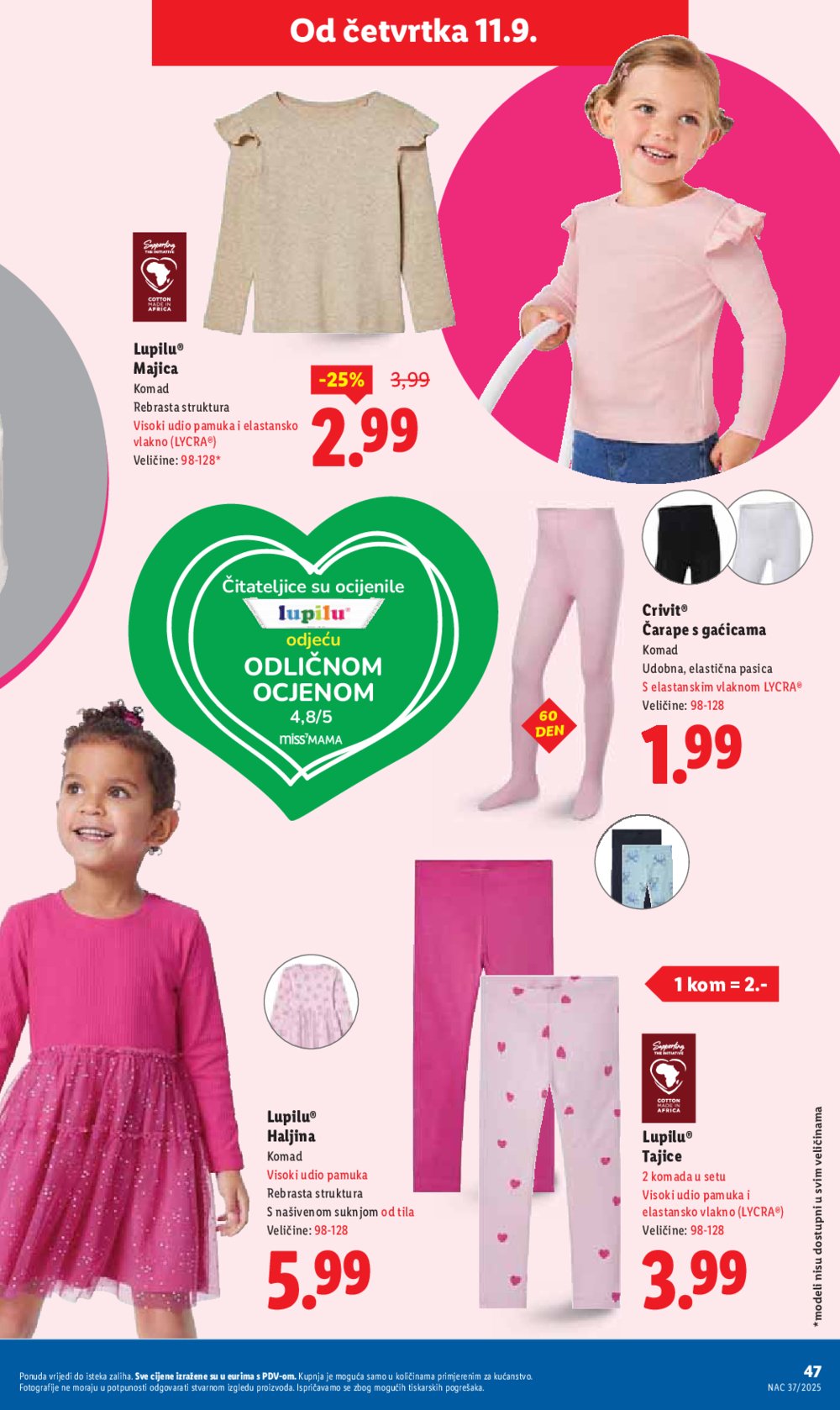 Lidl katalog Super ponuda od ponedjeljka 08.09. - 14.09.2025.