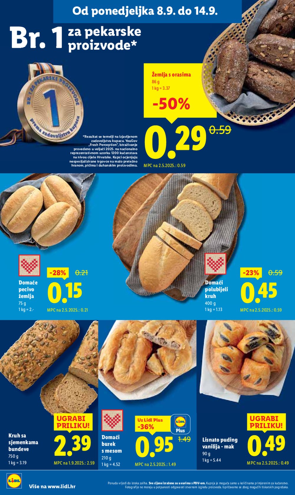 Lidl katalog Super ponuda od ponedjeljka 08.09. - 14.09.2025.
