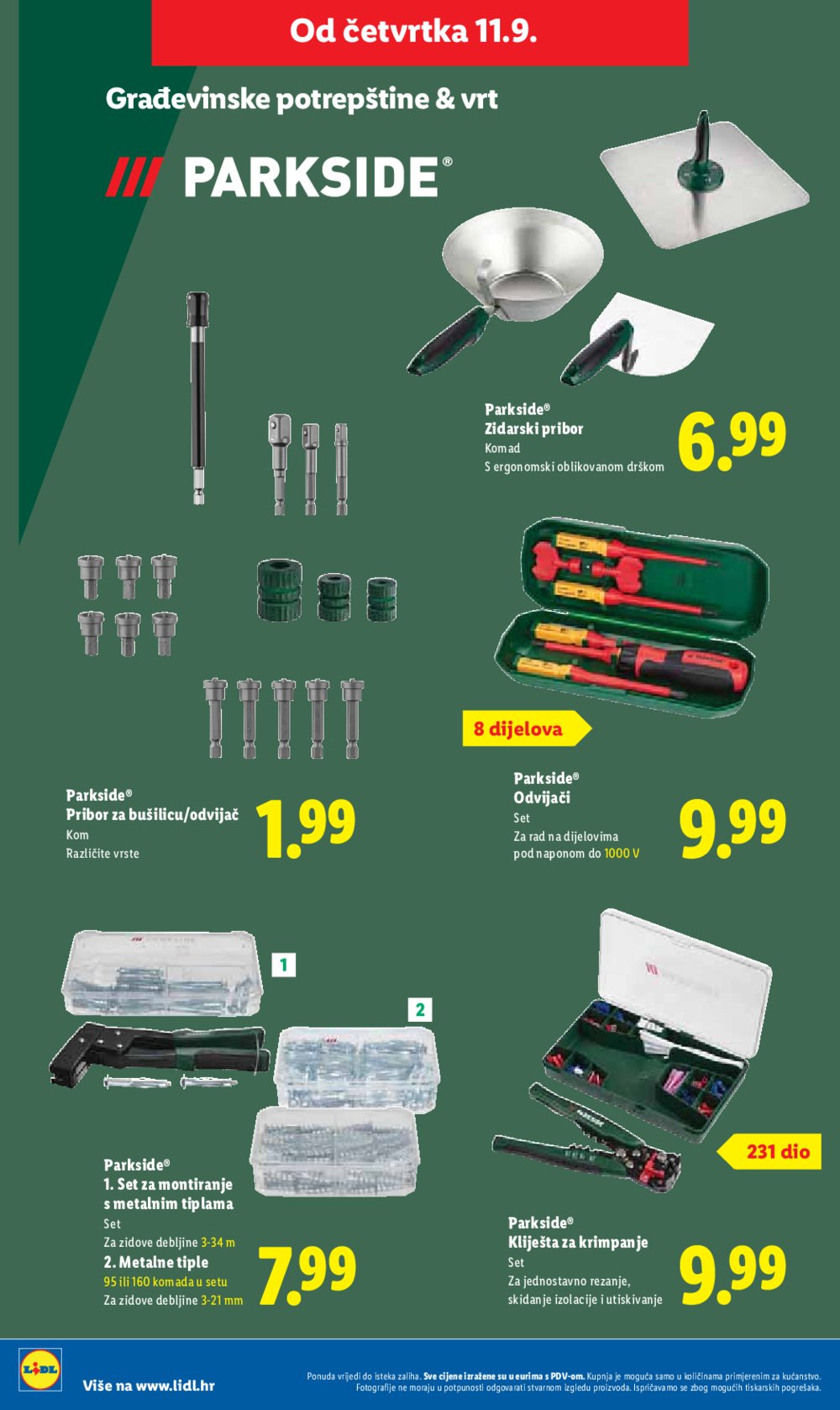 Lidl katalog Super ponuda od ponedjeljka 08.09. - 14.09.2025.