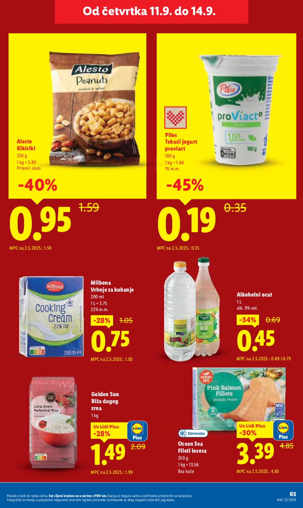 Lidl katalog Super ponuda od ponedjeljka 08.09. - 14.09.2025.