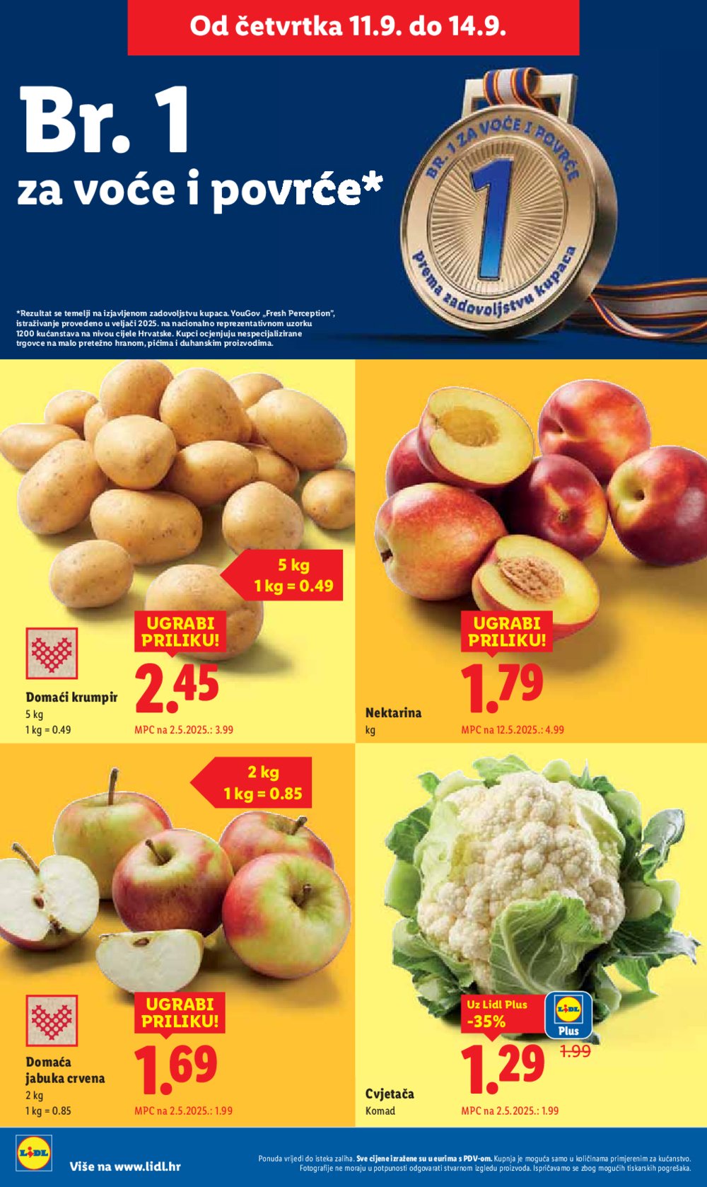 Lidl katalog Super ponuda od ponedjeljka 08.09. - 14.09.2025.