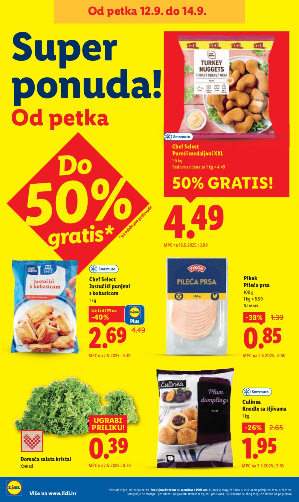 Lidl katalog Super ponuda od ponedjeljka 08.09. - 14.09.2025.