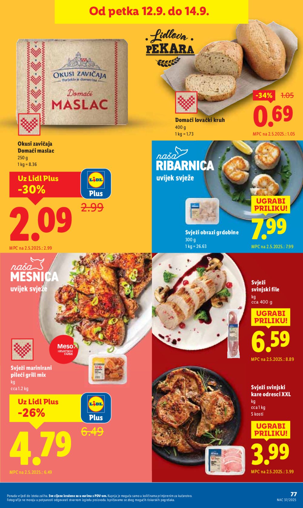 Lidl katalog Super ponuda od ponedjeljka 08.09. - 14.09.2025.