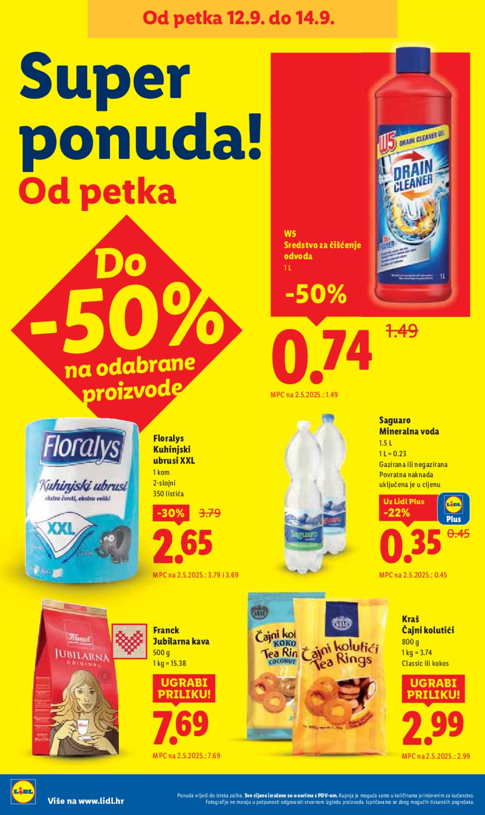 Lidl katalog Super ponuda od ponedjeljka 08.09. - 14.09.2025.