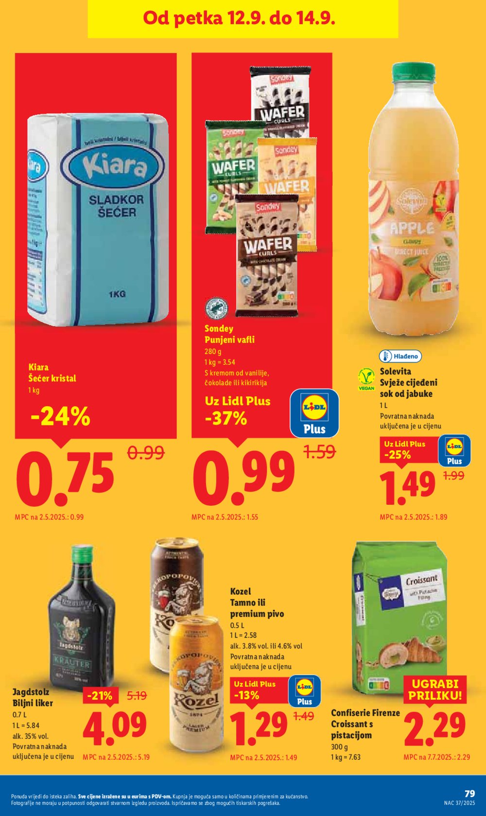 Lidl katalog Super ponuda od ponedjeljka 08.09. - 14.09.2025.