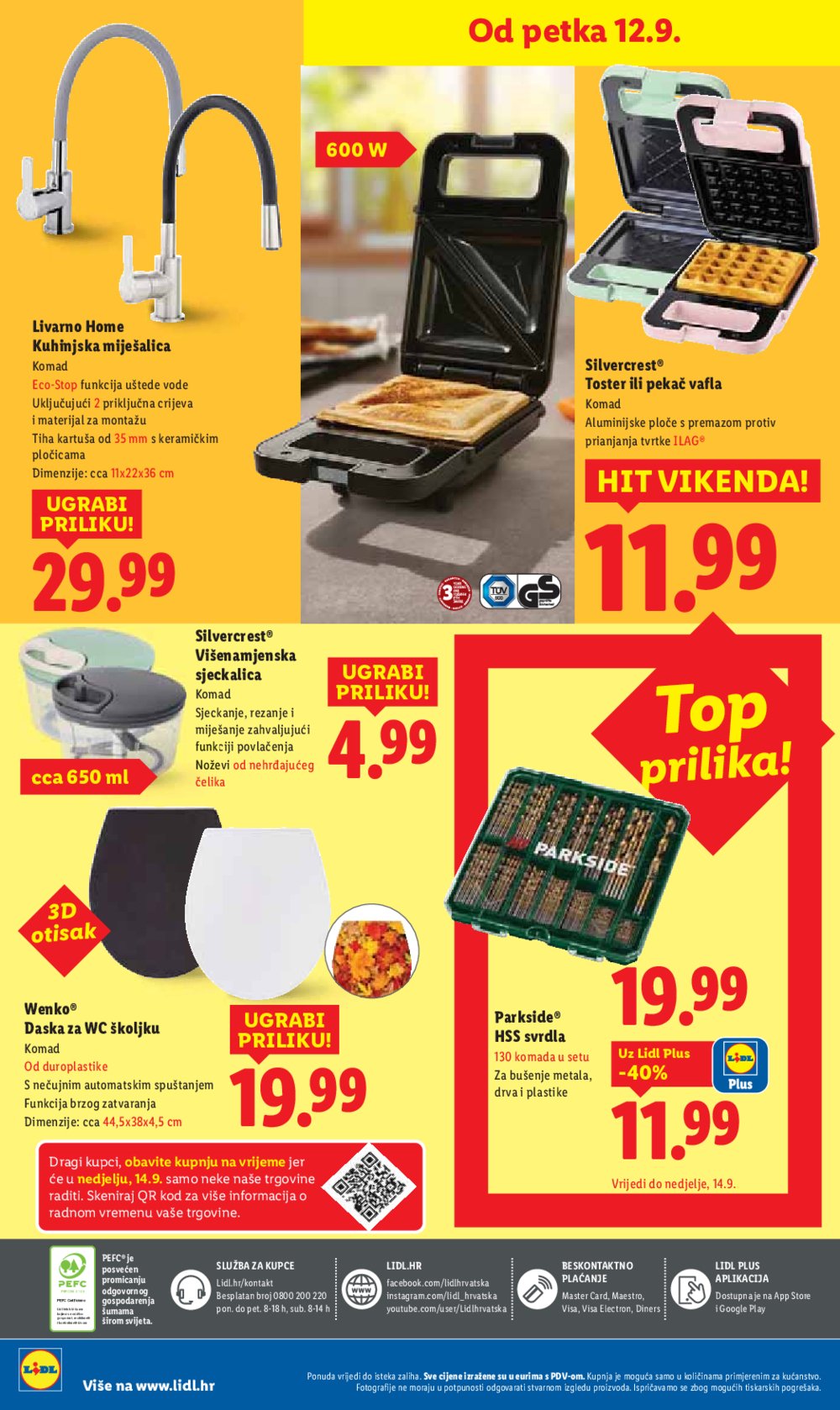 Lidl katalog Super ponuda od ponedjeljka 08.09. - 14.09.2025.