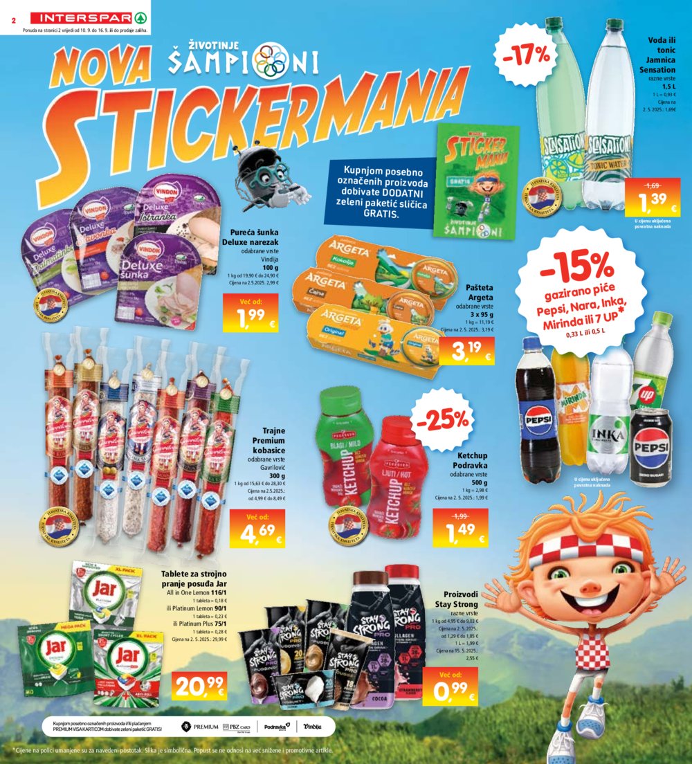 INTERSPAR katalog Akcija 10.09. - 16.09.2025.